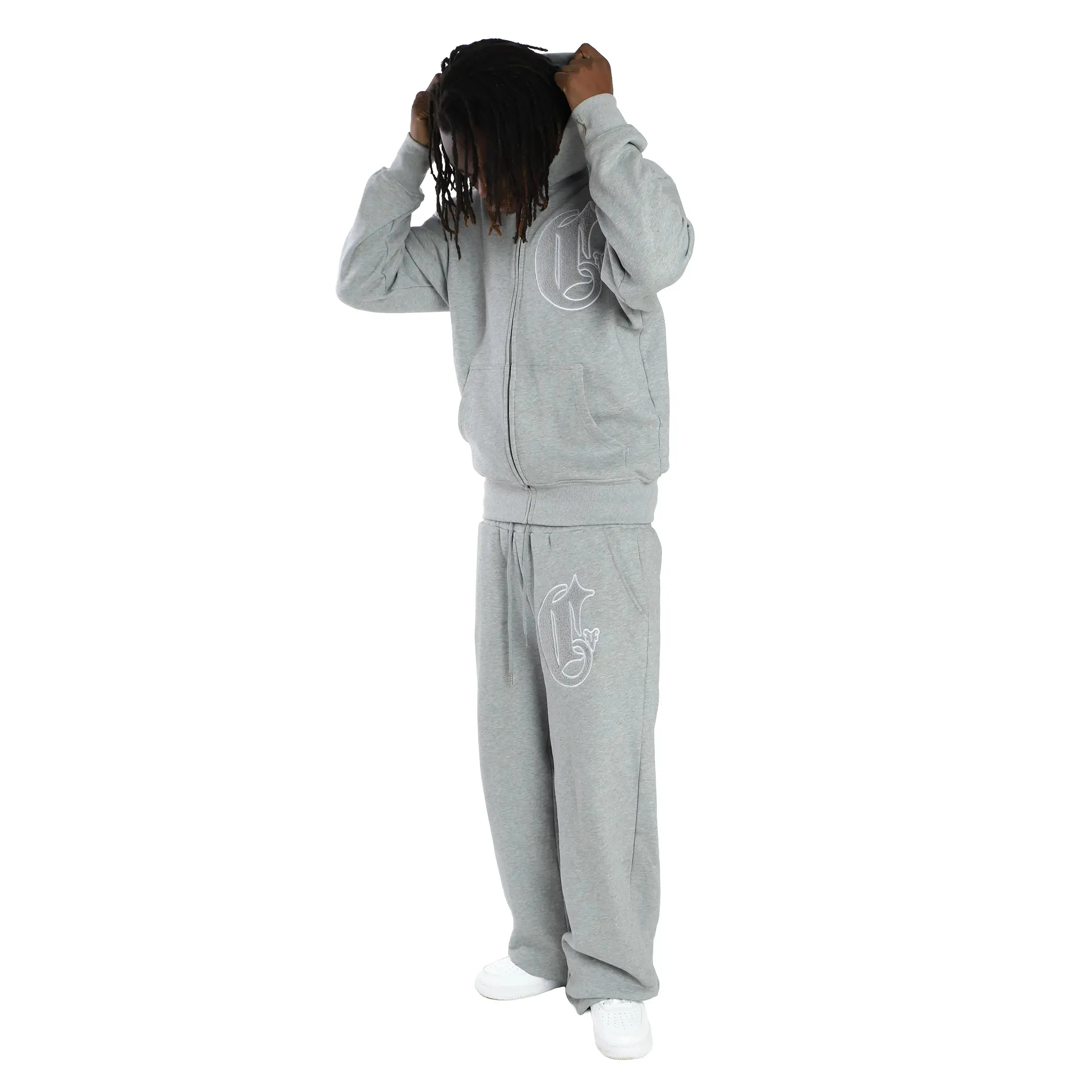 C-LOGO JOGGERS GREY - Image 3