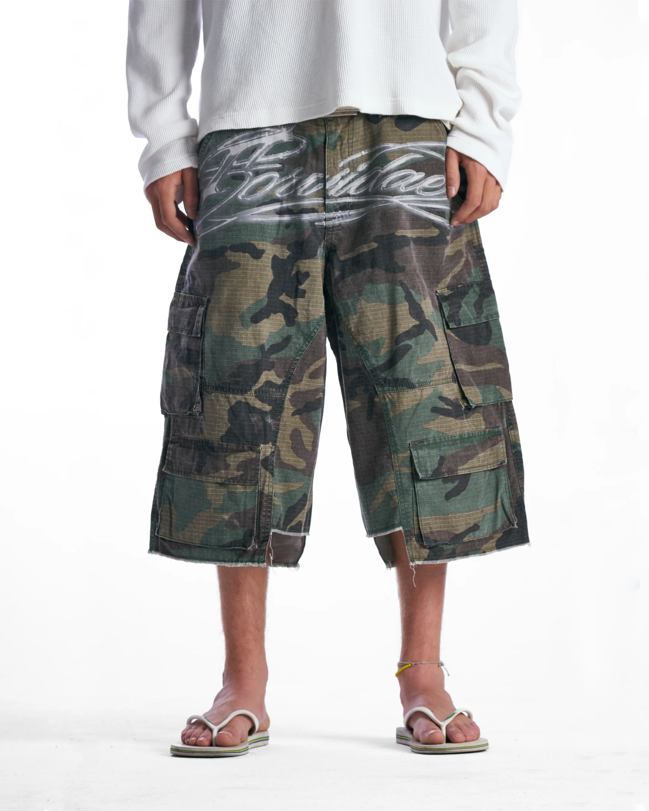Camo Script Shorts - Image 2