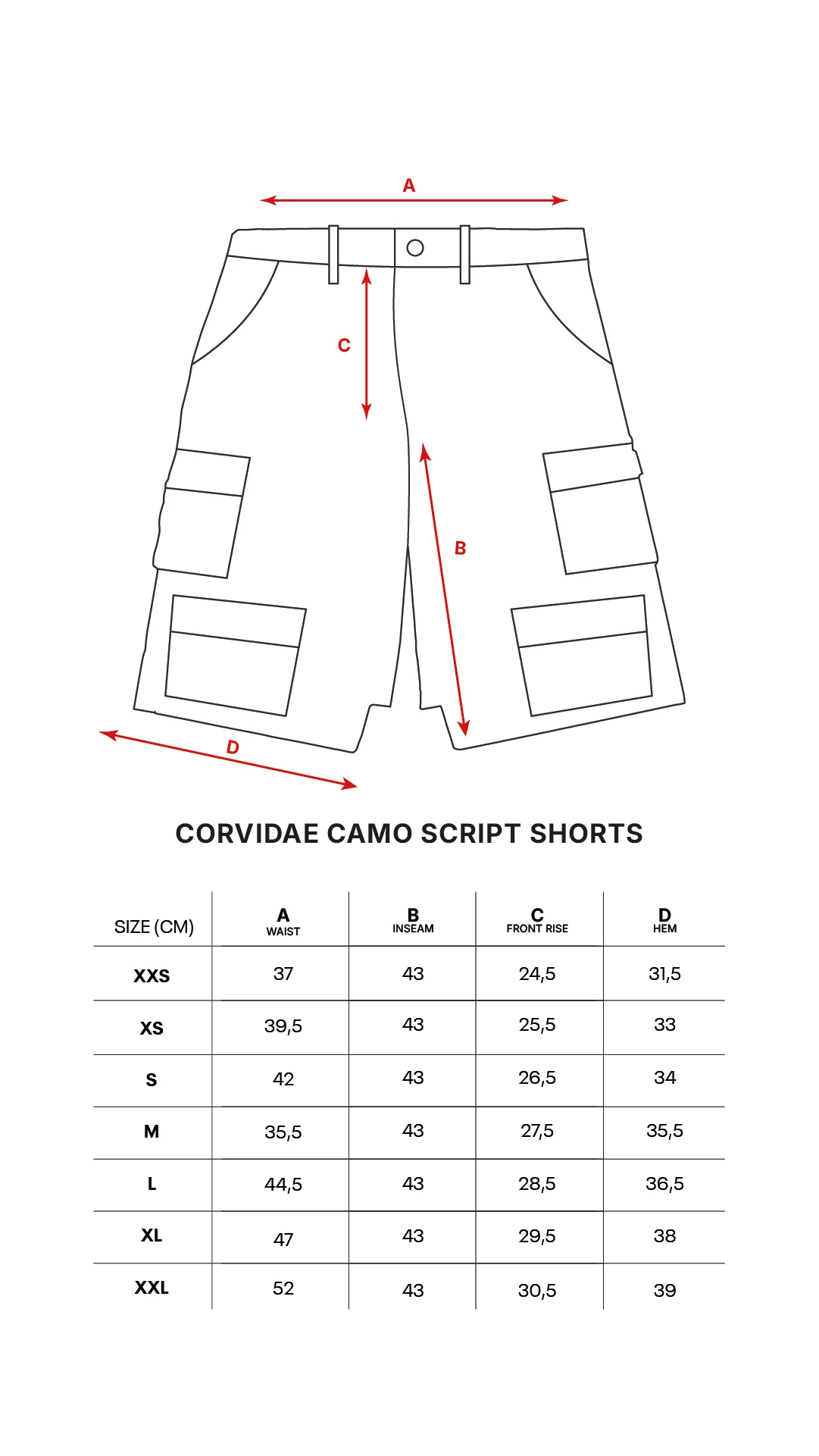 Camo Script Shorts - Image 3