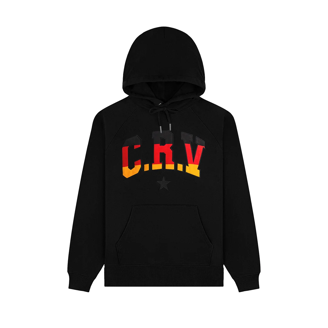 BLACK GERMANY FLAG HOODIE