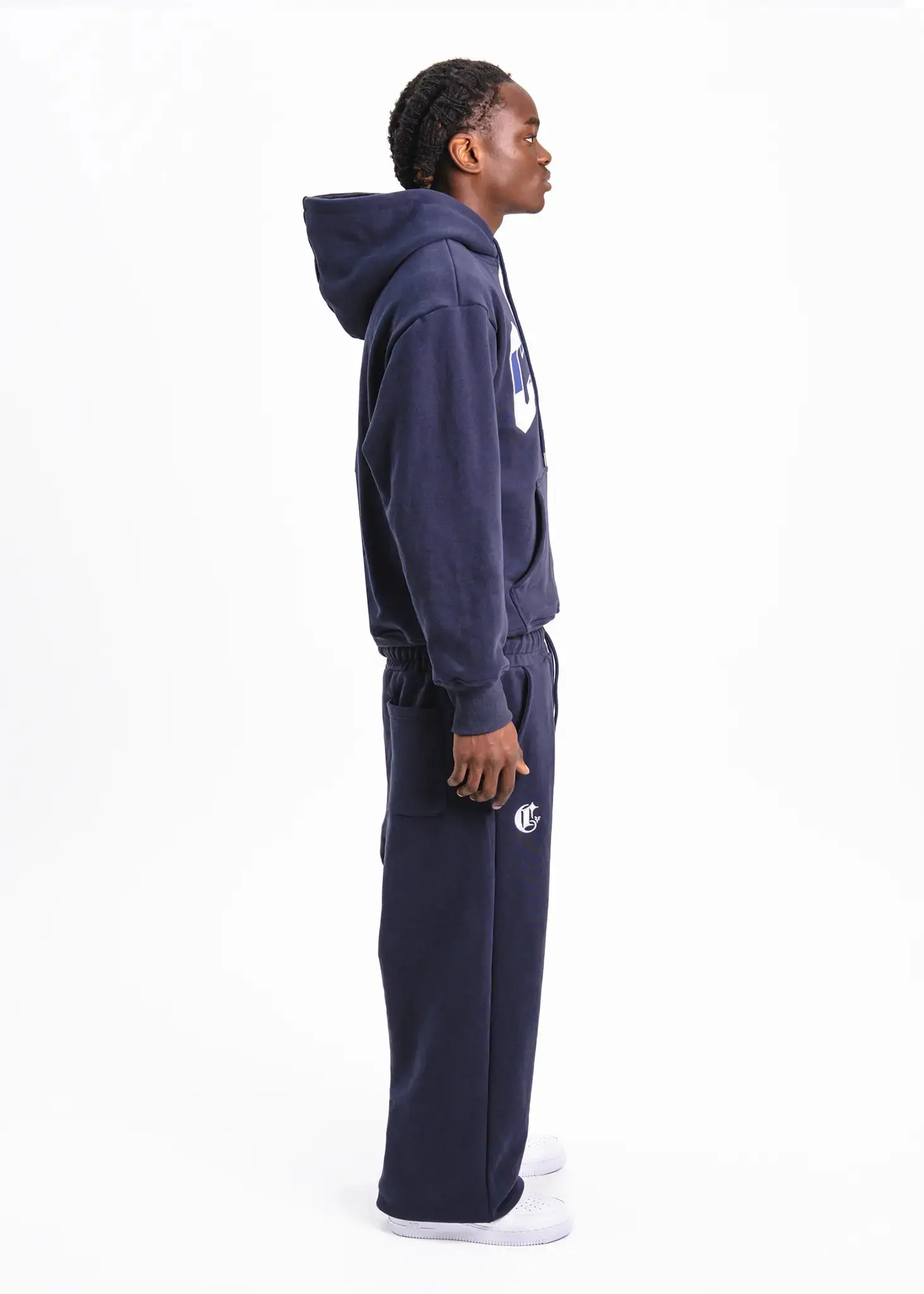 NAVY FINLAND FLAG  SWEATPANTS - Image 3