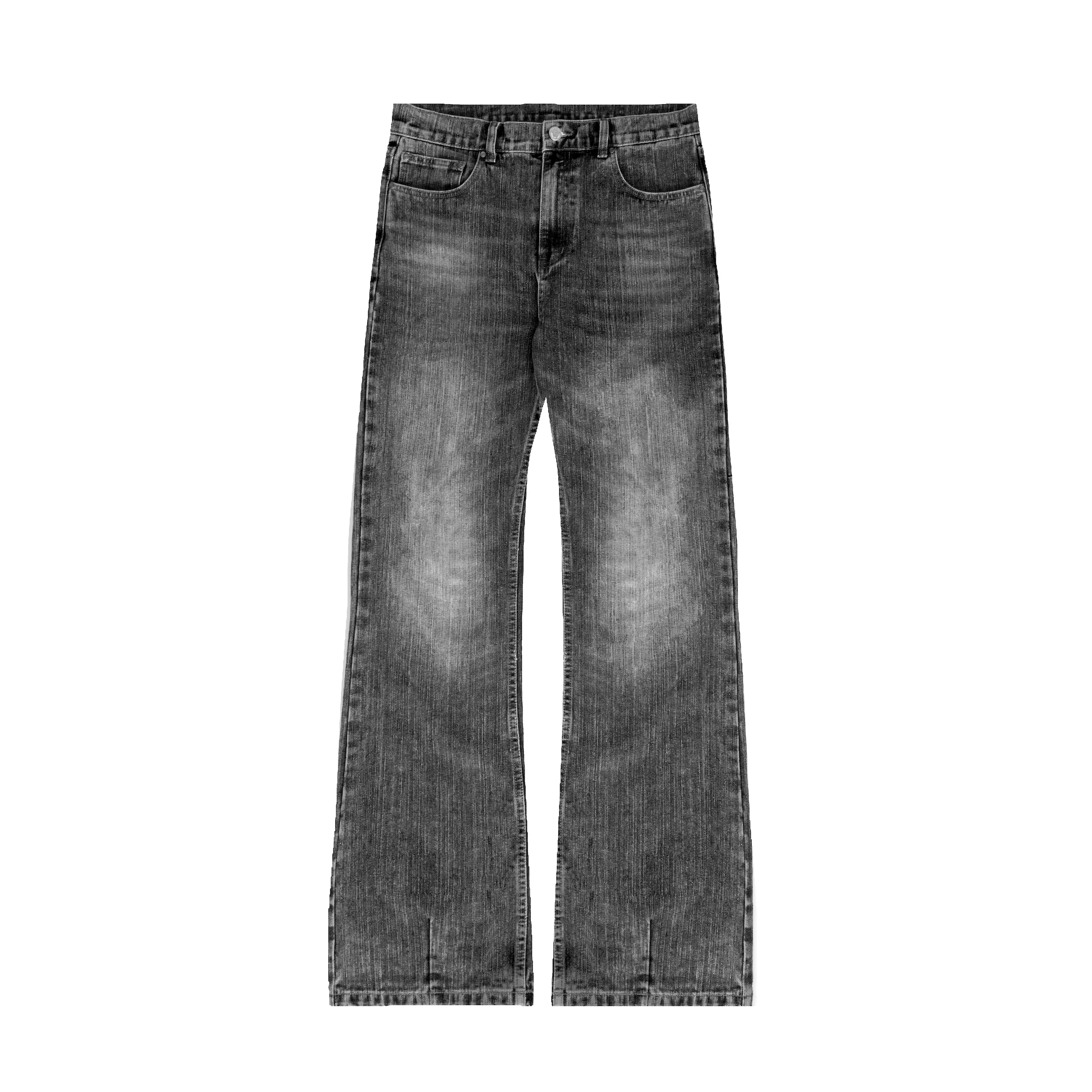 Tonal Grey Bootcut Denim