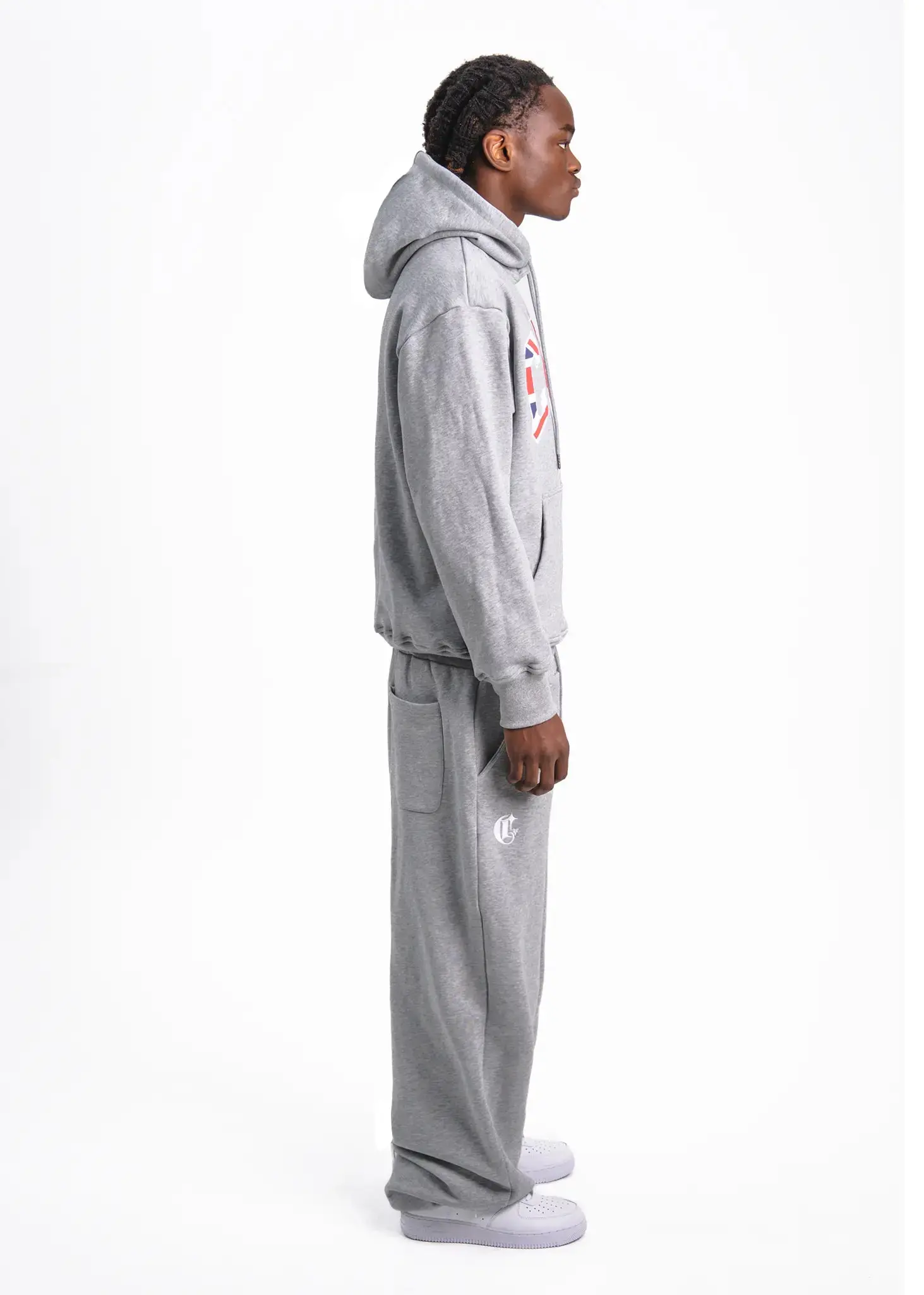 GREY UK FLAG CRV SWEATPANTS - Image 3