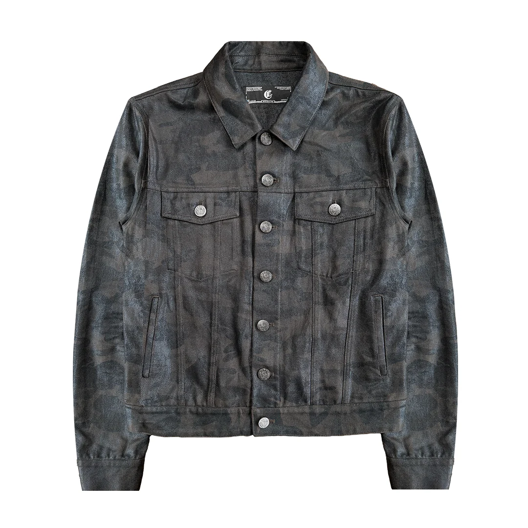 WAX CAMO DENIM JACKET