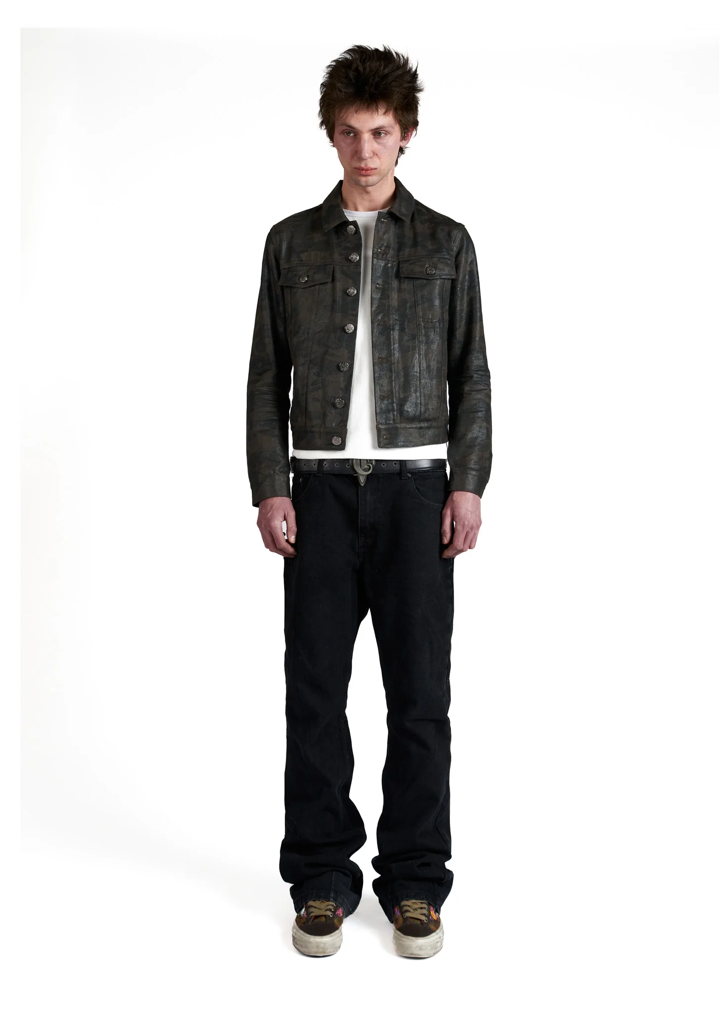 WAX CAMO DENIM JACKET - Image 2