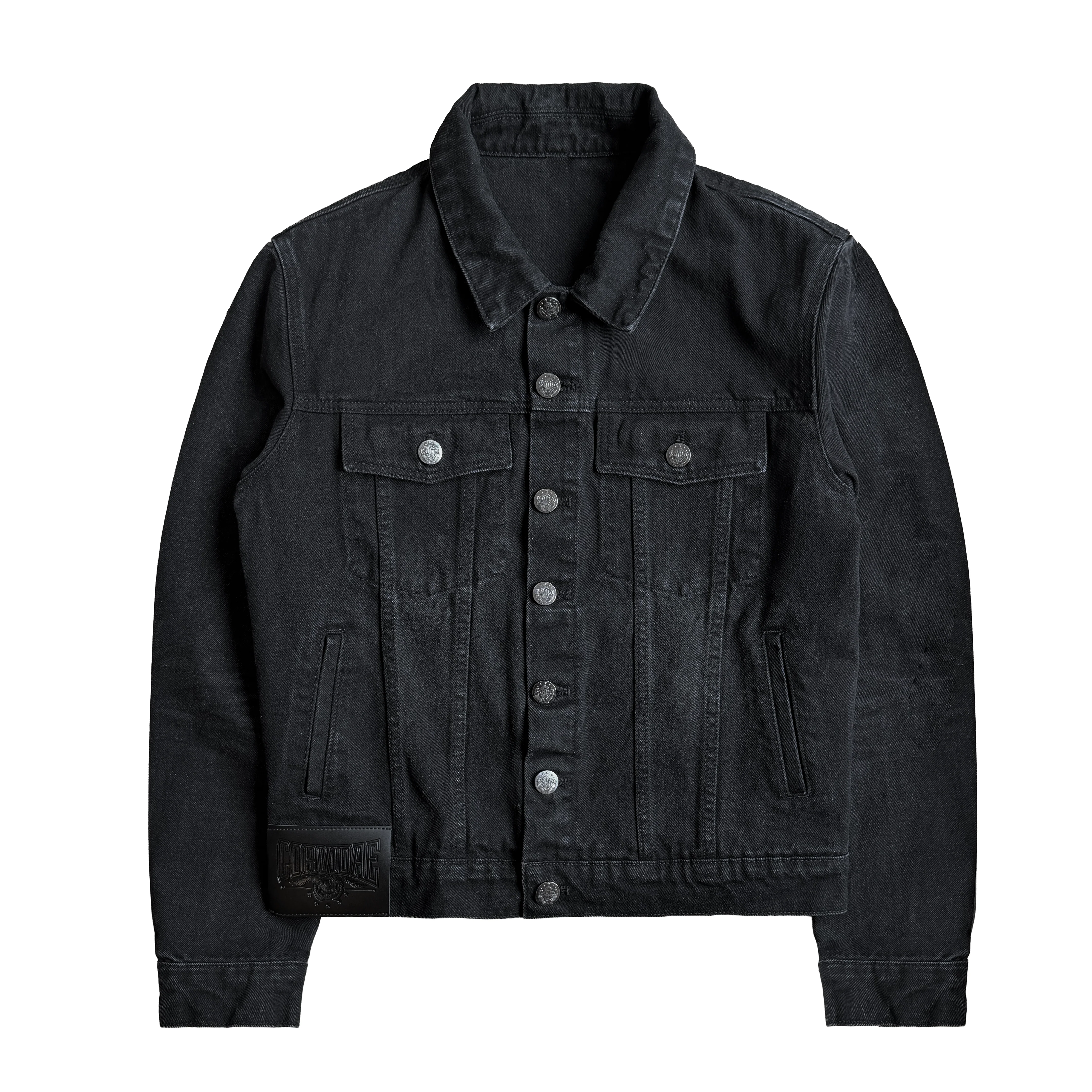 Black Denim Jacket - Image 2